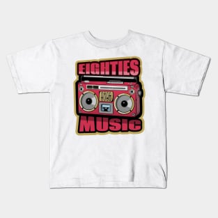 Eighties Music Kids T-Shirt